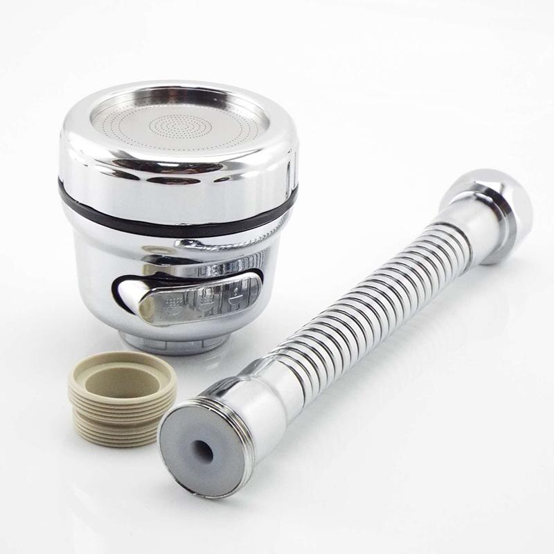 Water Saving Kitchen Faucet Bubbler Tap Bathroom Shower Head Filter Nozzle Water Saving Shower Spray Extended Hose