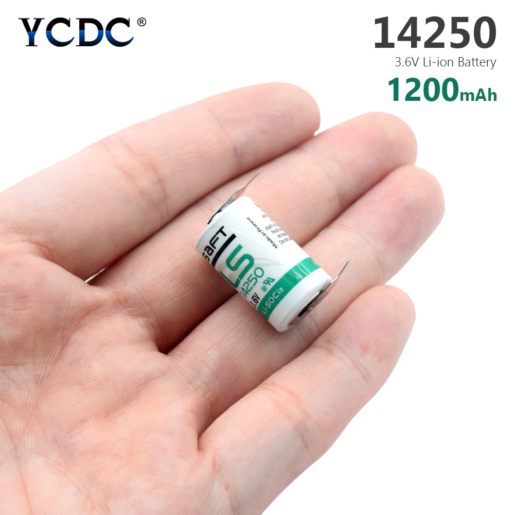 3.6V 1200mAh 14250 Li-SOCl2 Primary Battery LS-142... – Grandado