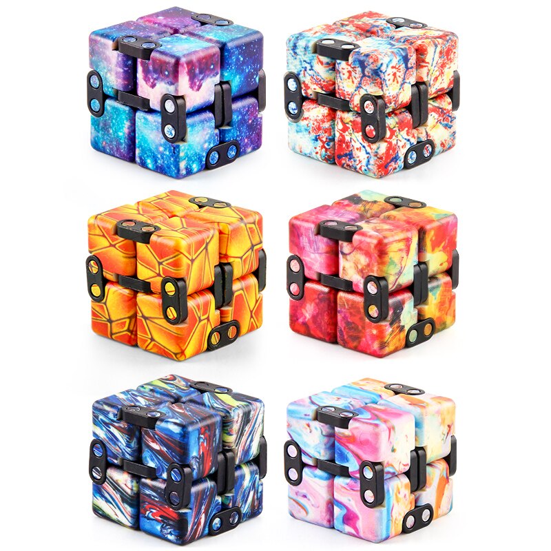 Autismus Anti Stress Relief Kreative Unendliche Magie Cube Büro Flip Cubic Puzzle Sensorischen Stress Relief Kühle Gadget Zappeln Spielzeug