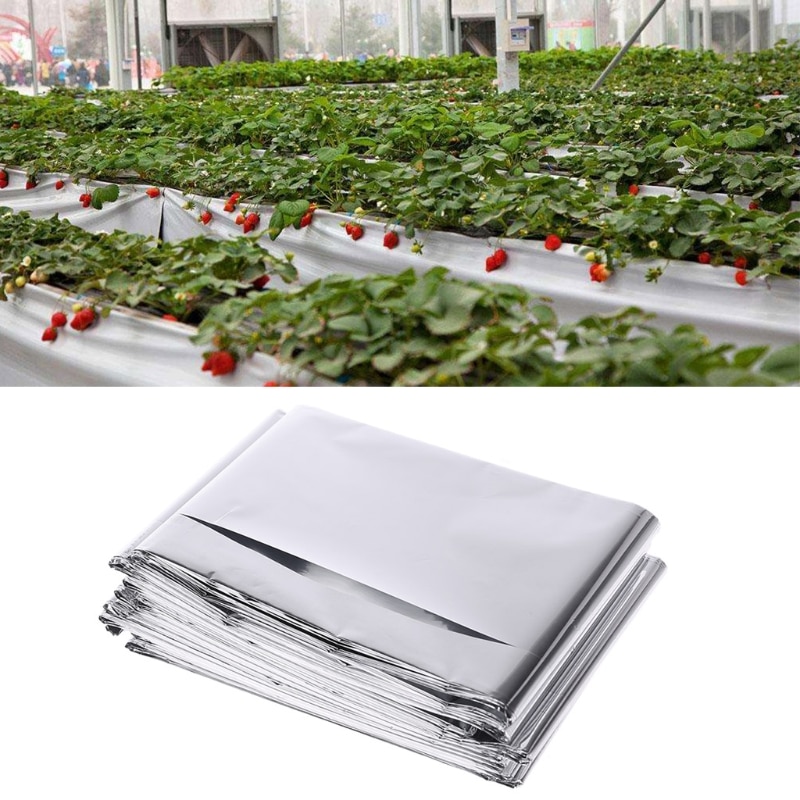 Planta reflectante de plata para jardín, accesorio de luz para cultivo de invernadero, ligero y portátil, YH-KTSF