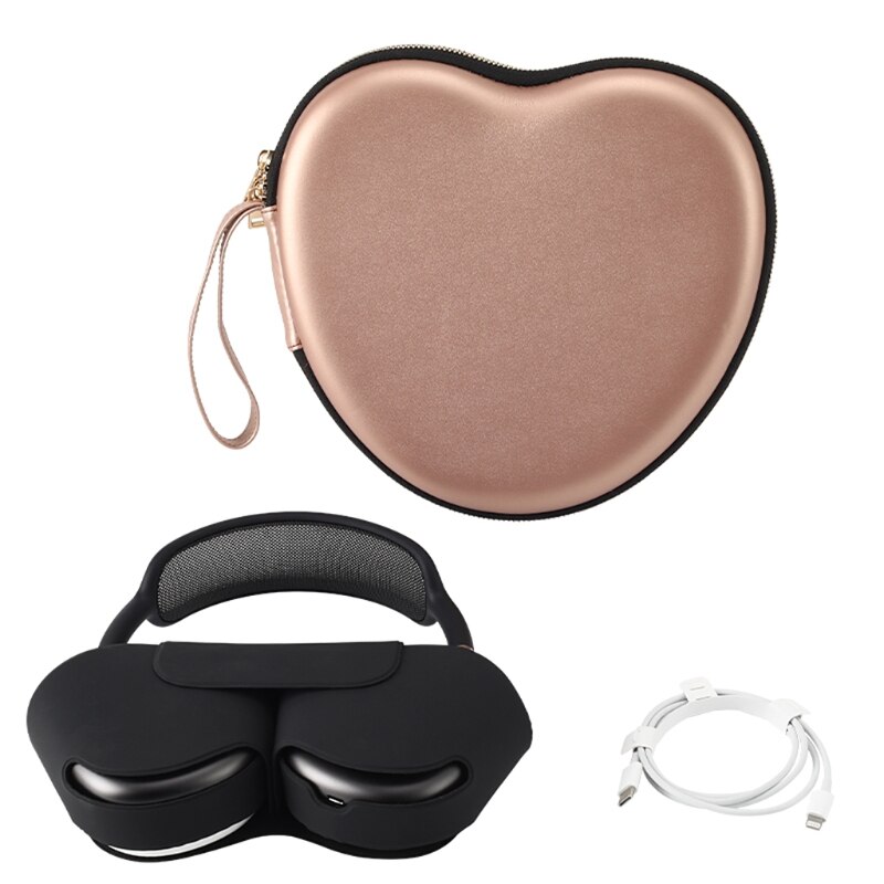 Boîte de rangement pour écouteurs Bluetooth Airpods Max, nouvelle boîte de rangement Lady Gold Eva