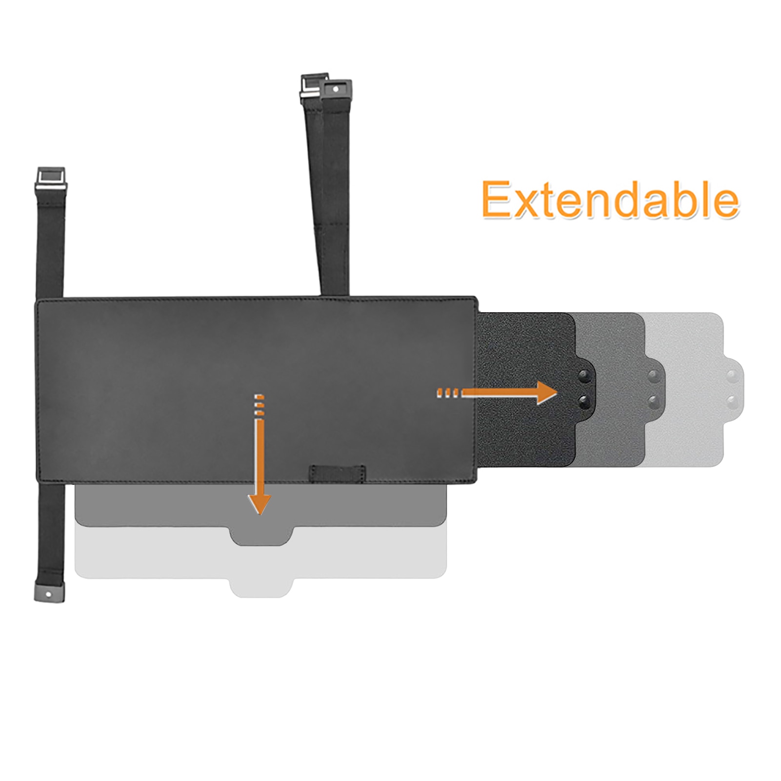 Car Sun Visor Retractable Multifunctional Vehicle Goggles Front Side Sunshade Car Supplies