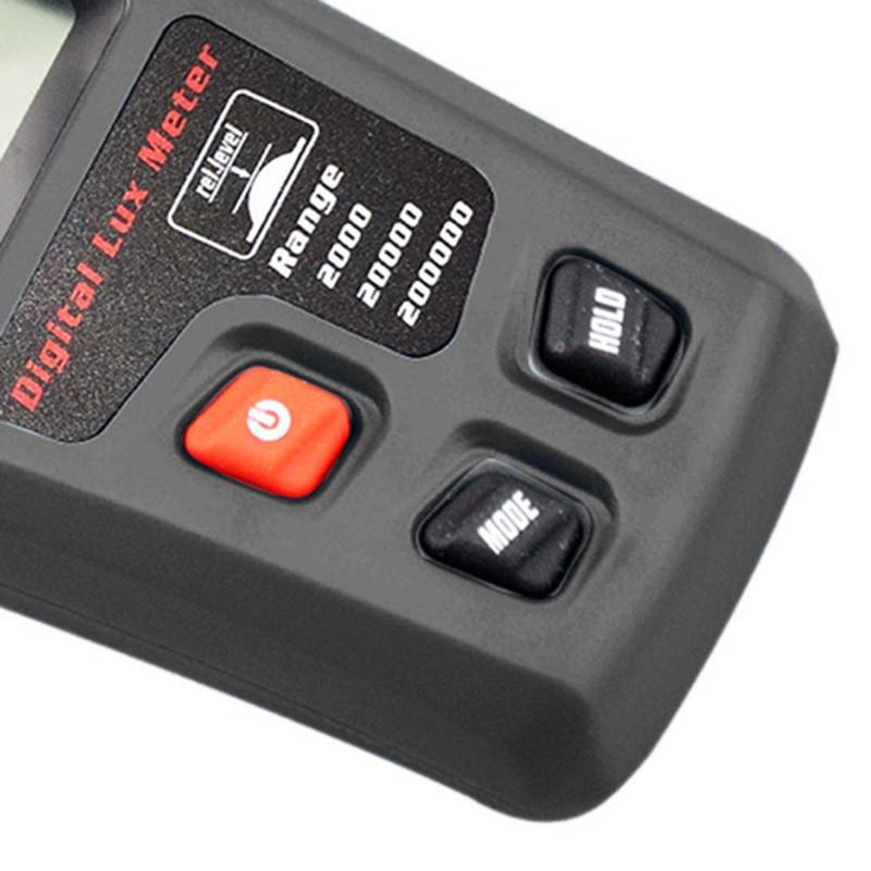 Digitalt luxmeter højt præcist digitalt målerinstrument for lysintensitet