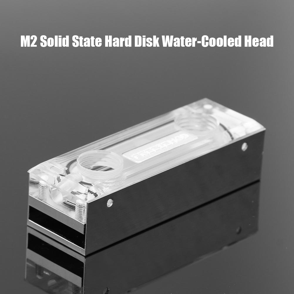 M2 SSD water block computer pc water cooler hard drive M2 solid state hard disk cooling water block armor for 2280. M2-ZBSR