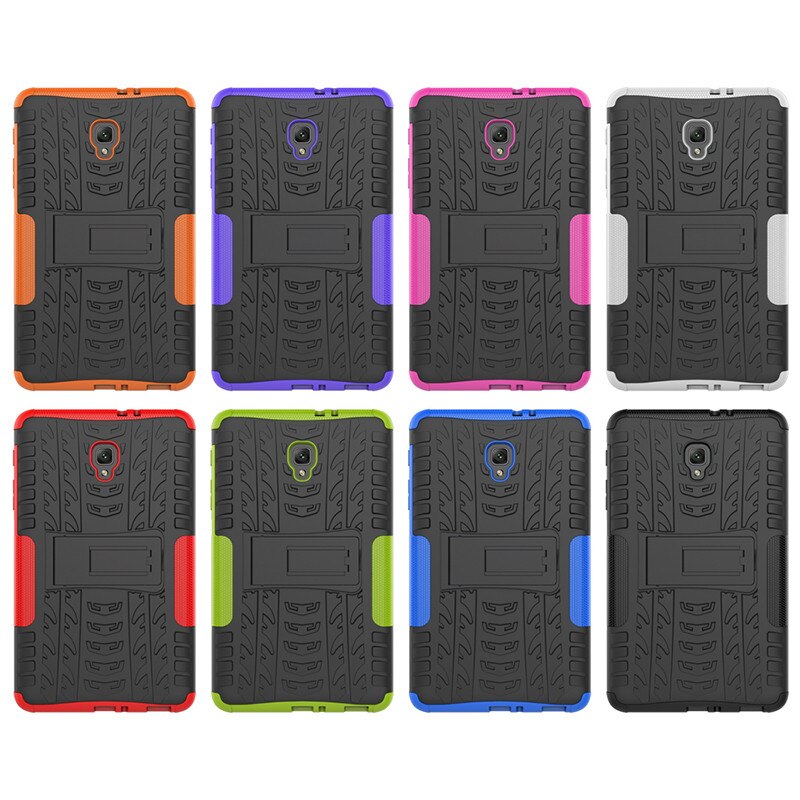 Heavy Duty 2 in1 Hybrid Anti-knock Rugged Durable Shockproof Case For Samsung Galaxy Tab A 8.0 T380 T385 case+film+pen