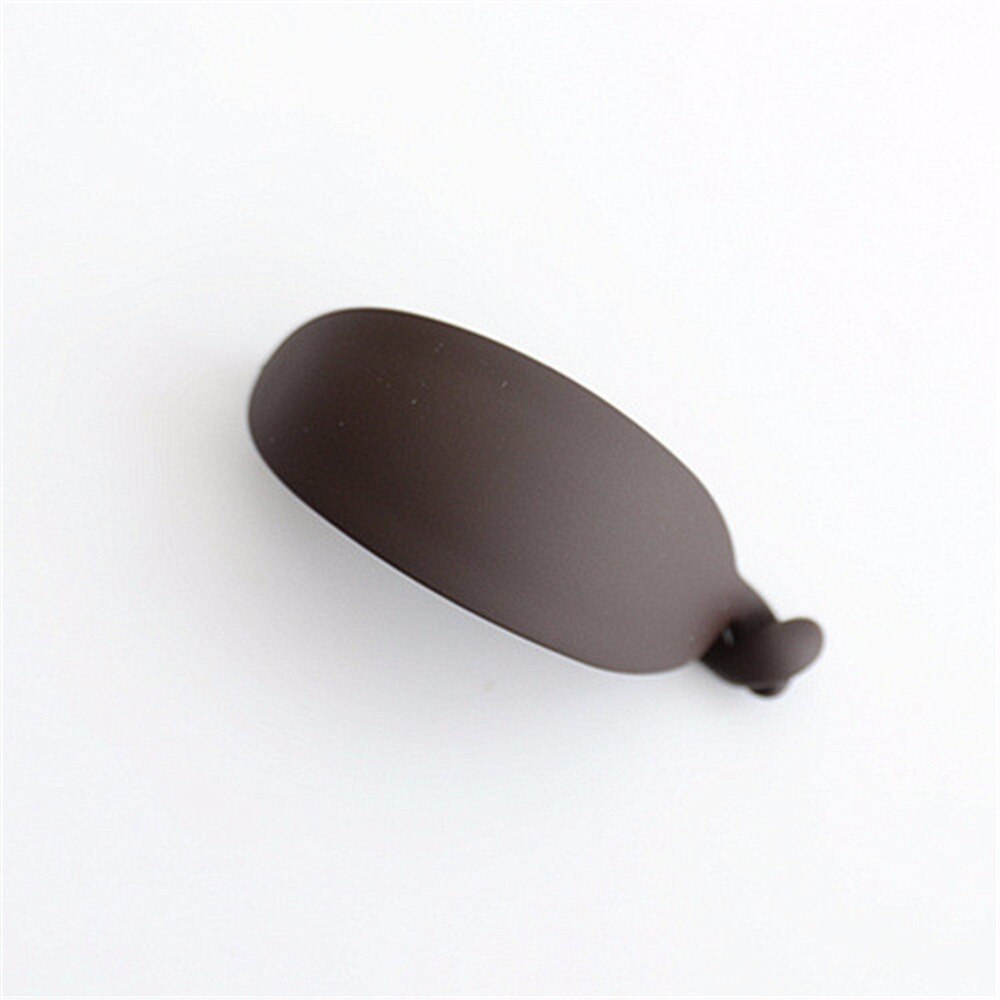 De Simple hecho a mano broches Banana de cola de caballo de pelo Clip pelo Pin garras para mujeres niñas Hearwear accesorios para el cabello para diario: Dark Brown
