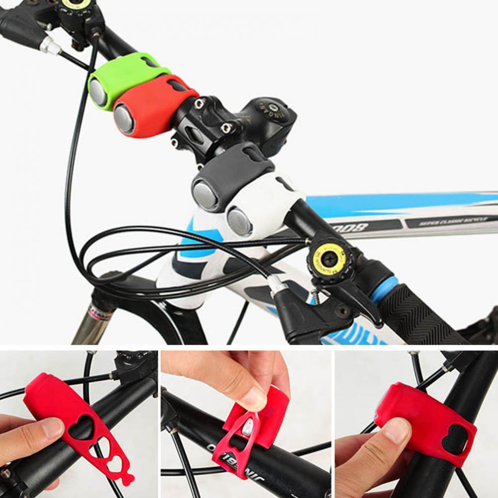 Bocina de bicicleta de alto decibelio, resistente al agua, tamaño compacto, instalación sencilla, reemplazo de campana para manillar de bicicleta para ciclistas