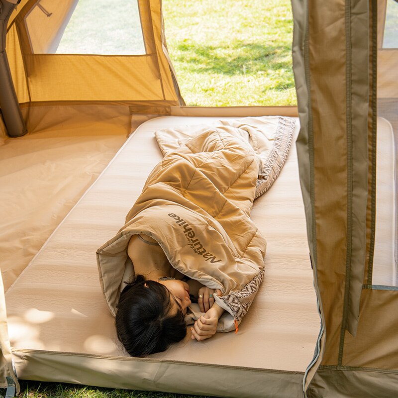 Naturehike – sac de couchage en coton épissé unique, enveloppe Portable lavable en Machine pour Camping, randonnée en plein air voyage NH20MSD05