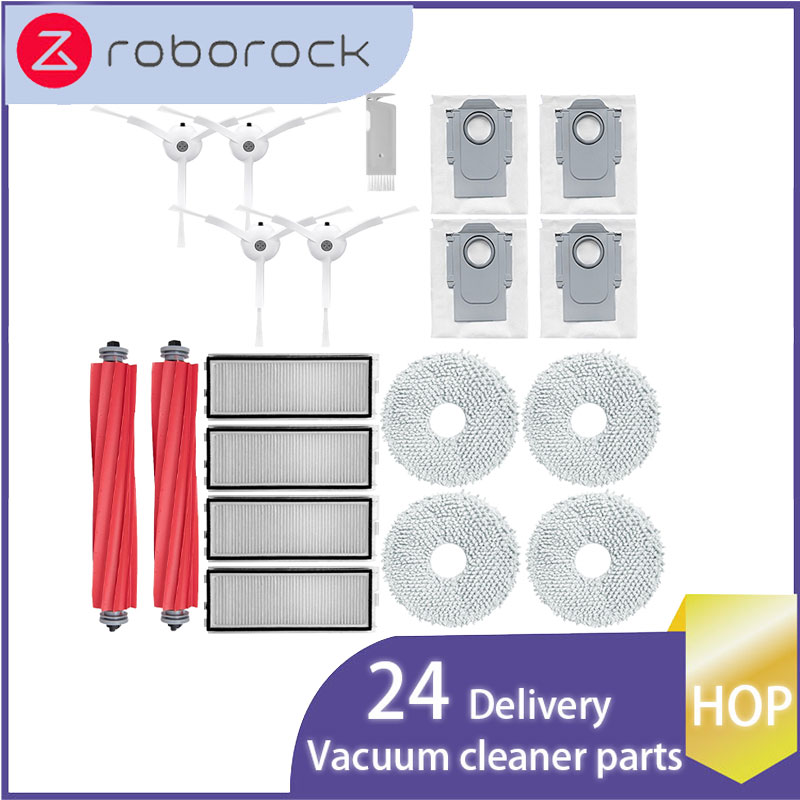HOP Vervanging Voor Roborock Qrevo Pro Qrevo MaxV Qrevo S P10 Pro Robot Stofzuiger Accessoires Roller Stofzak Onderdelen: MULTI