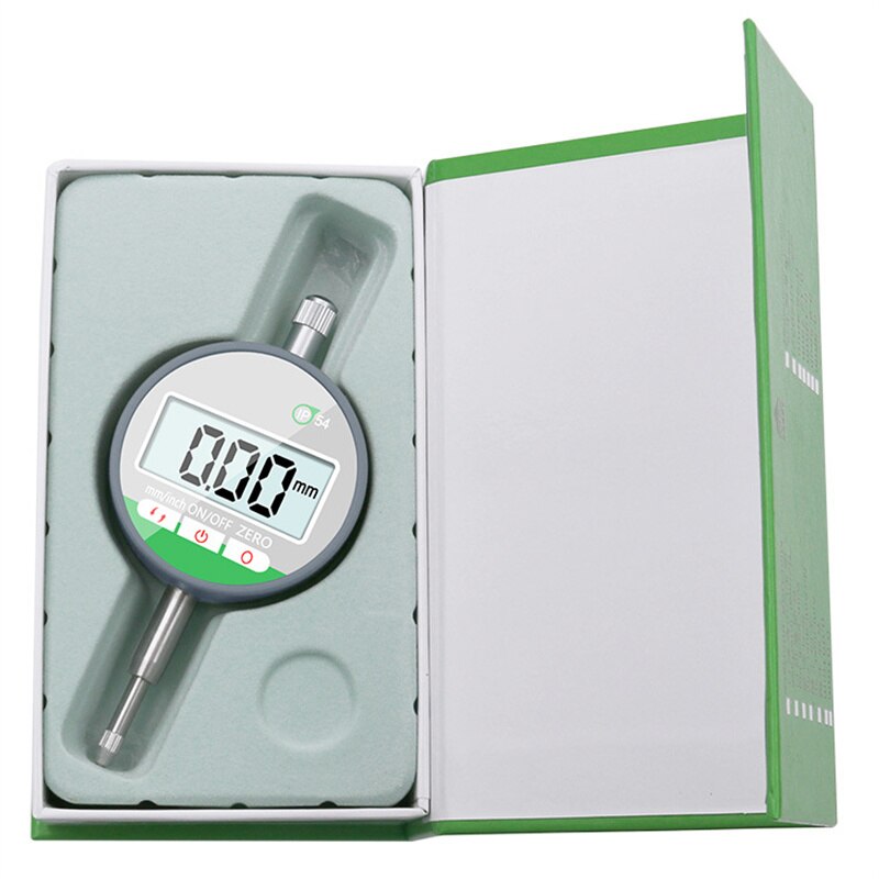 IP54 Digital Dial Indicator 0-12.7mm High-precision Measurement Dust-proof Touch Screen Digital Percentage Indicator