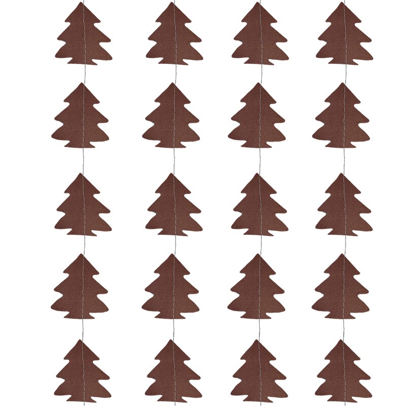 Guirnalda de árbol de Navidad de papel de 4m, adorno de Navidad, pancarta de pared, decoración colgante, bricolaje, boda, de cumpleaños, Navidad, Año: K02