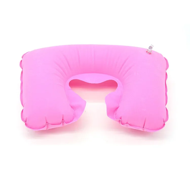 Lentokoneen niskatuki ultrakevyt taitettava nailonista valmistettu puhallettava tyyny retkeilyteltta nukkumistyyny matkailu ranta auto mukavat tyynyt: Tumma khaki