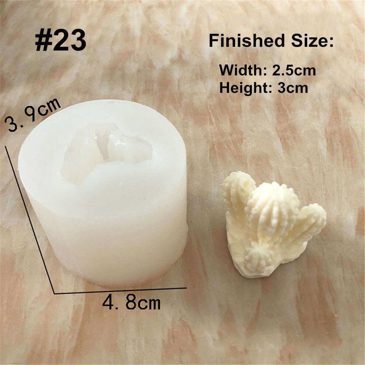 Molde para macetas de flores de silicona suculenta, molde para hacer jabón de Chocolate Fondant, maceta de cemento, molde para macetas, artesanías DIY, 7 patrones: 23