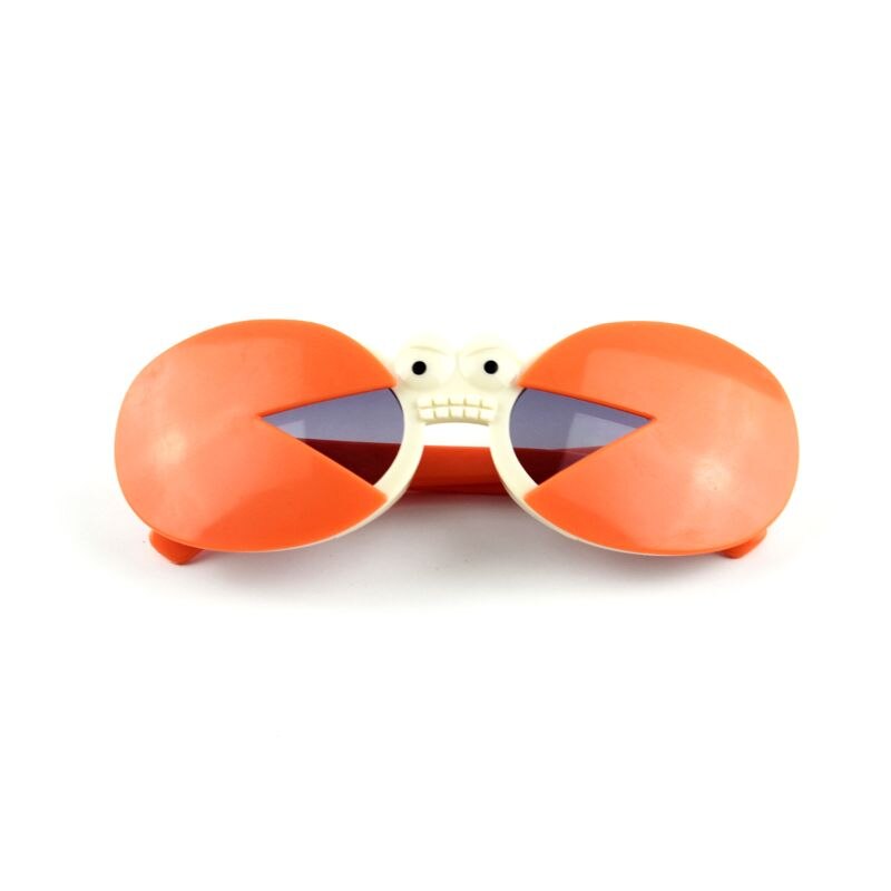 Spaß Krabben Sonnenbrille UV Schutz freundlicher Sonnenbrille Strand Spielzeug Für freundlicher Junge Mädchen F3mich: Orange