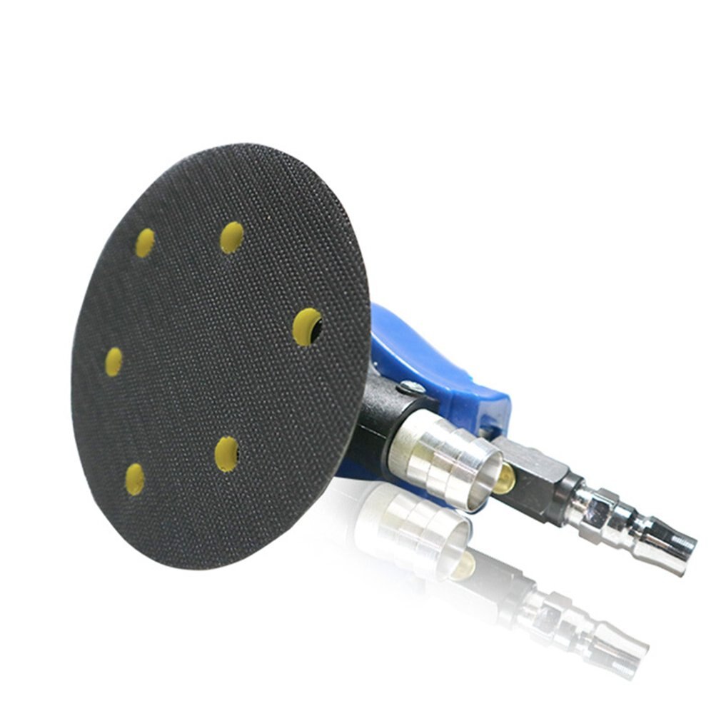 Portable Air Sander Grinding Machine hand-held Low noise Pneumatic Vacuum Polishing with 6 inch Sanding Pad