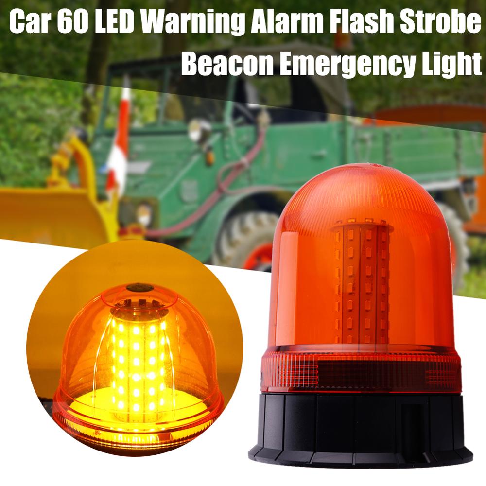 40 60 80 førte bil nødalarm alarm blinkende strobe beacon flash lys gult til truck bus engineering køretøj 12-24v