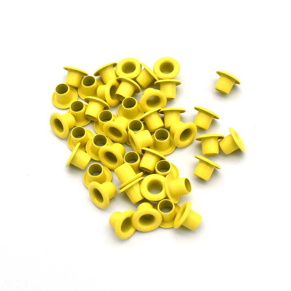 3mm Tiny Eyelet in 7 color Brass Eyelets Grommets Metal eyelet For DIY Clothing Scrapbooking Craft Projects 100pcs: Yellow