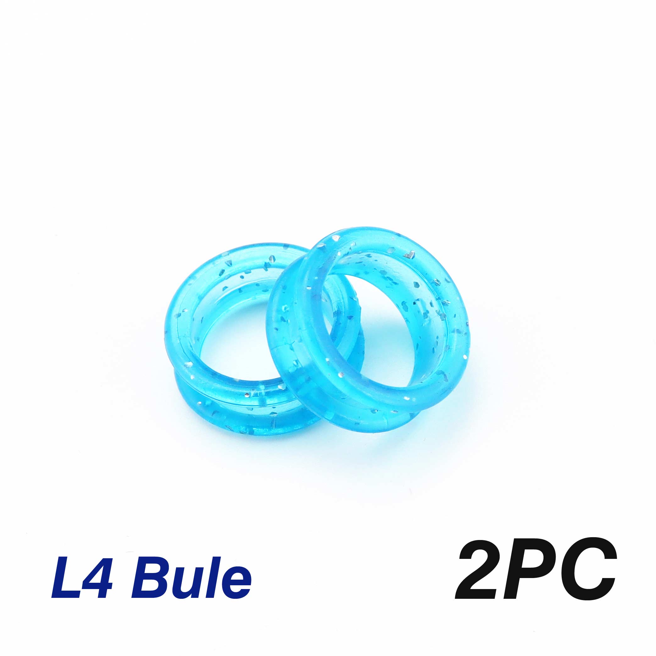Silicone hair scissors, soft silica gel scissors for any scissors, accessories to hold: L4-2PC