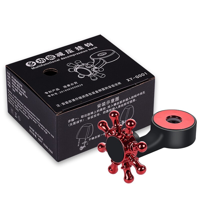 1 Pcs Cool Multifunctionele Auto Kleerhangers Kunnen Verbergen Achterbank Hoofdsteun Revolve Kleerhanger Rota Auto Doeken Haak duurzaam