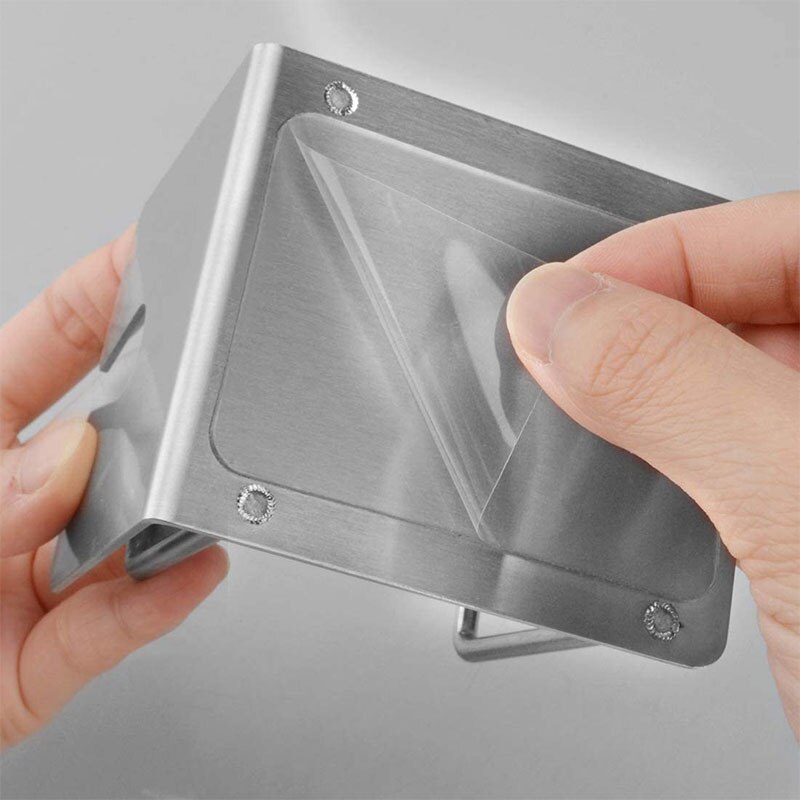 Electric Shaver Holder Wall-Mounted Self-Adhesive Stainless Steel Shaver Holder Wall-Mounted Bathroom Shaver Holder