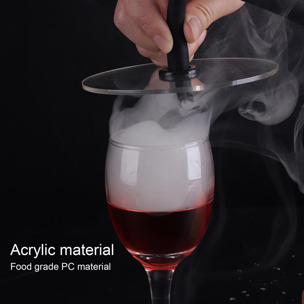 Plastic Novel Transparent Strong Sealing Smoky Lid Convenient Smoke Cover Lid Practical for Household