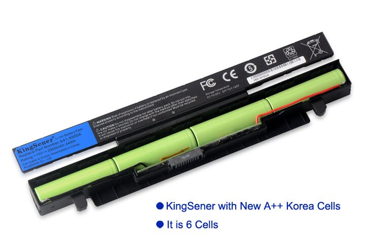 Batería de portátil Kingsener para Asus A41-X550A X550C X452E X450L X550 A450 A550 F450 F450 R409 R510 X450 F550 F552 K450 K550 P450