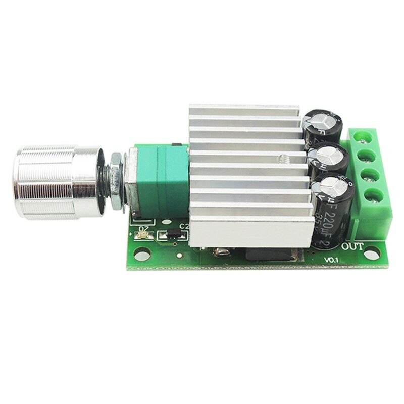 Contrôleur de vitesse de moteur à courant continu 12V 24V 10A PWM, régulateur de vitesse réglable, interrupteur de commande de variateur pour moteurs de ventilateur lumière LED