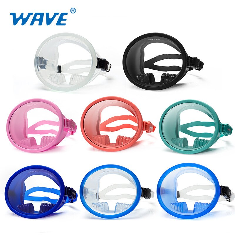 TaoBo Snorkeling Mask Snorkel Tube Set Diving Mask Underwater Scuba Swimming Glasses HD Non-polarized Diving Goggles Swimming