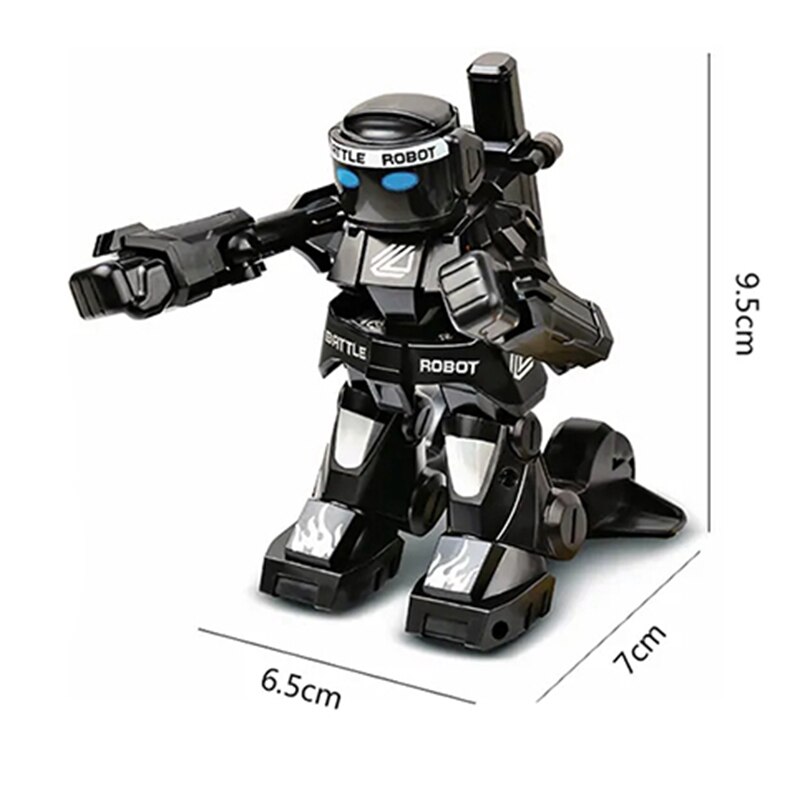 RC combat boxe Robot jouets 2.4G combat Intelligent télécommande Robot deux manettes de contrôle boxe combat Robots jouet modèle