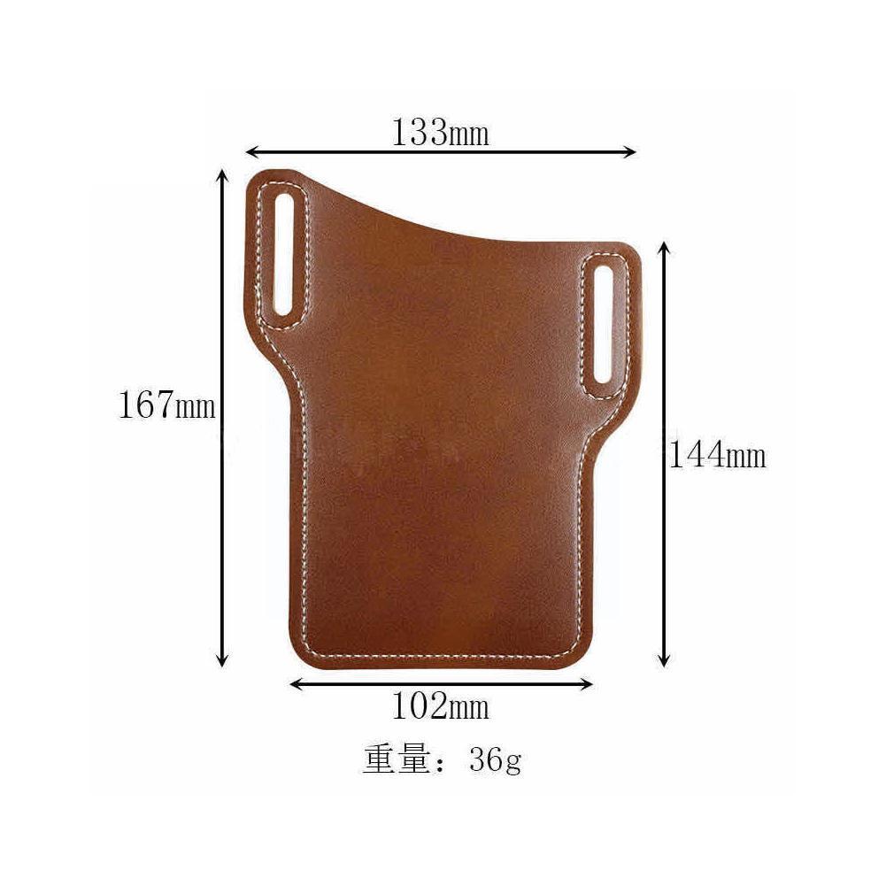 Pu pelle cellula Telefono Borsa mobile Telefono fondina protettivo coperchio all'aperto anti-perdita sospeso vita Borsa cintura clip per Ipho A8g2