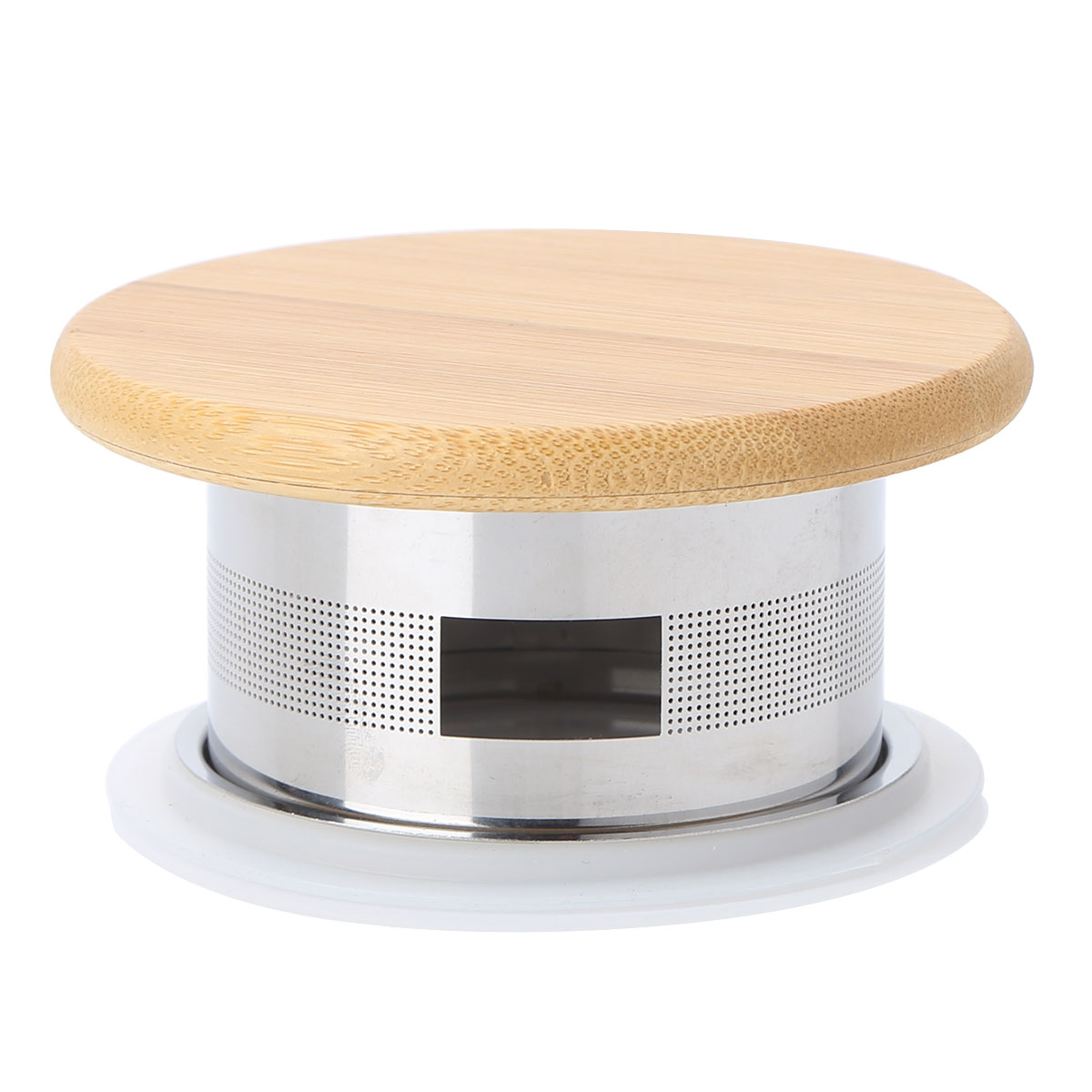 Reusable Cup Lids Kettle Lids Anti-Dust Spill Proof Lid Cover Replacement for Glass Kettle Juice Water Flower Tea Teapot Lids: Wood Color