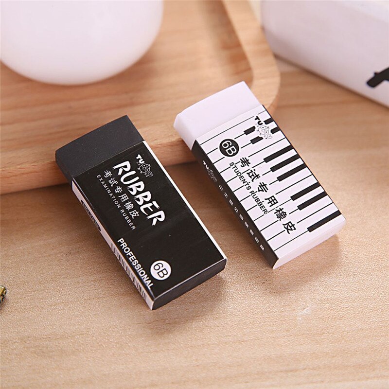 1PC 6B Exam Eraser Correction Pencil Eraser Students Learning Stationery School Office Supplies