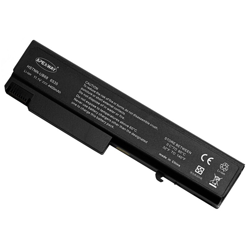 6CELL Laptop Battery for HP EliteBook 8440p 8440w 6930p ProBook 6440b 6445b 6450 6450b 6530 6530B 6535B 6730B 6735B HSTNN-LB0E