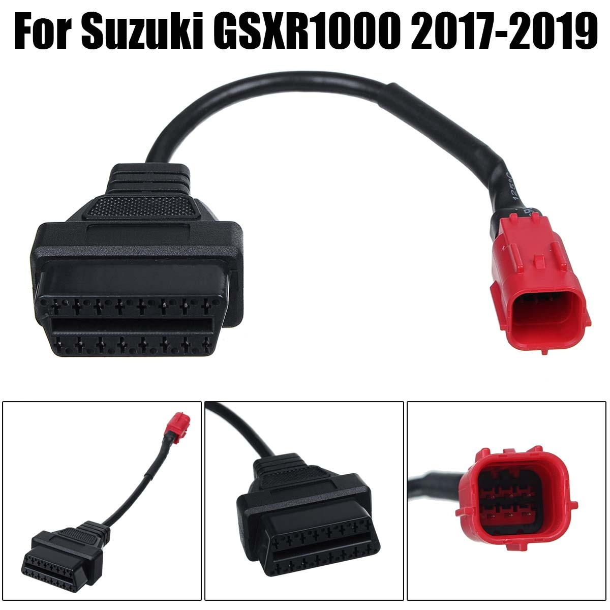 1 Pcs OBDII 6 Pin Naar OBD2 Diagnostic Adapter Harness Kabel Voor Suzuki GSXR1000