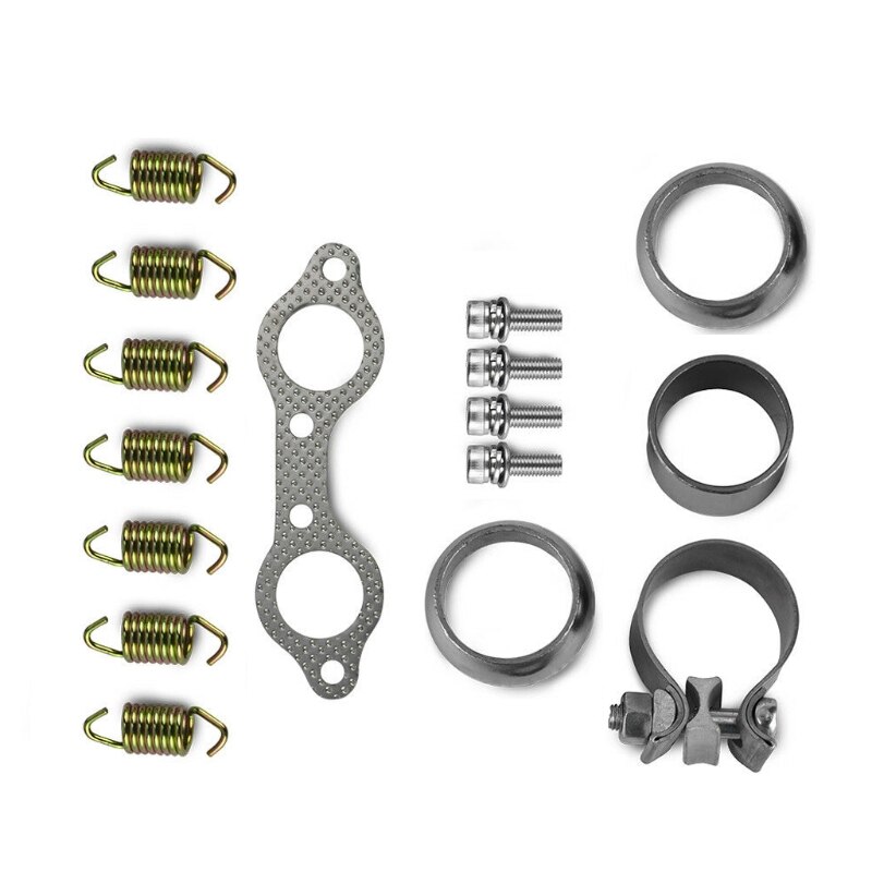 UTV Exhaust Muffler Gasket Spring Clamp Bolt Repair Kit For RZR 800 -11 B36B