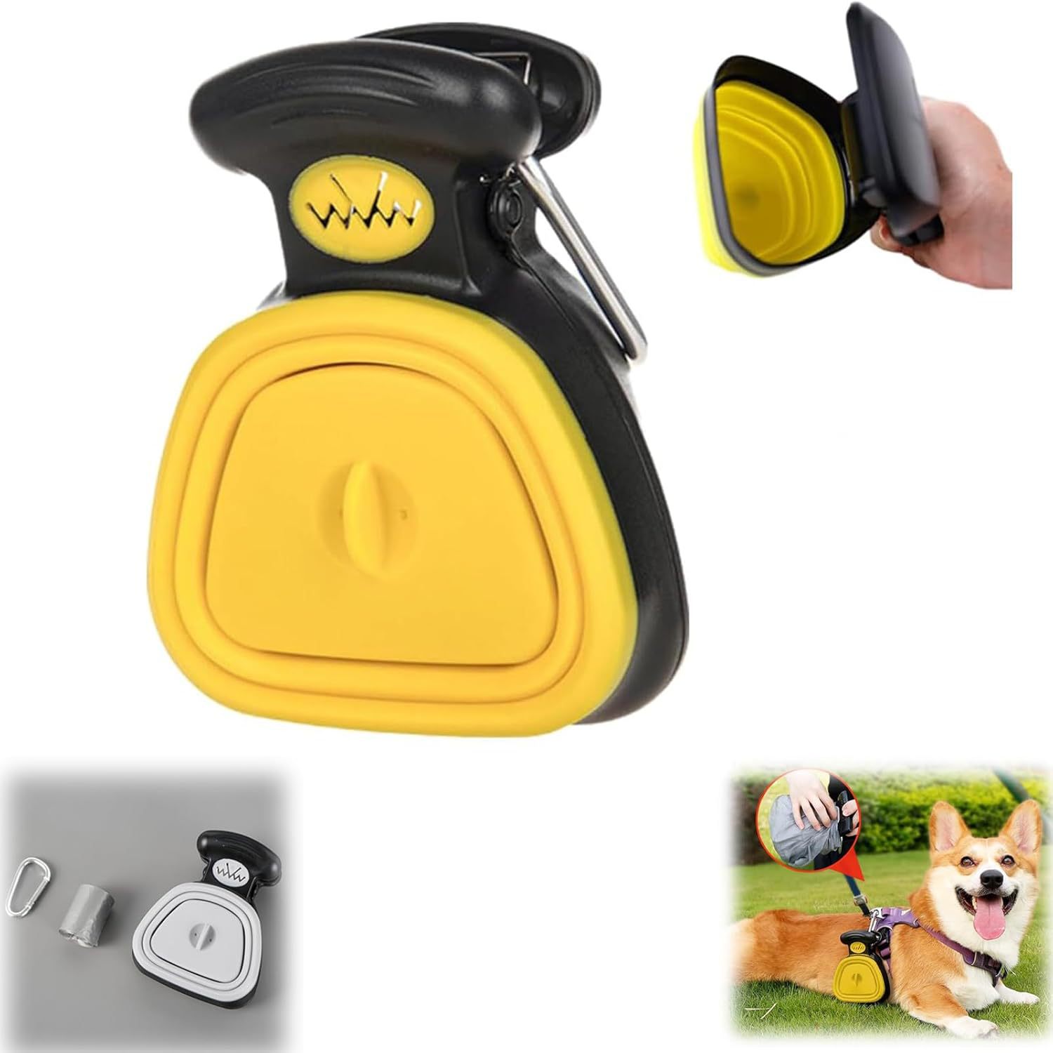 Hond Huisdier Reizen Opvouwbare Poepschepje Met 1 Rol Afbreekbare Zakken Kak Scoop Clean Pick Up Excreta Cleaner