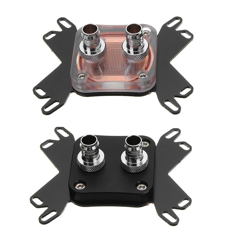 S SKYEE Water Cooling Block for Intel LGA 1155 AMD AM4 Copper CPU Cooler HeatsinkFor Computer CPU Radiator Intel Universal