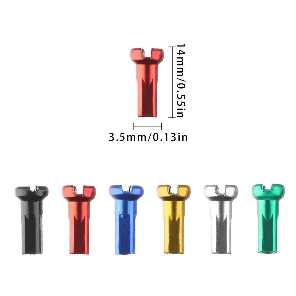 10/20/50pcs MTB Bike Wheel Spoke Nipples 14mm Mountain Bike Cycling Spokes Nipples For Bicycle Wheel Accessories