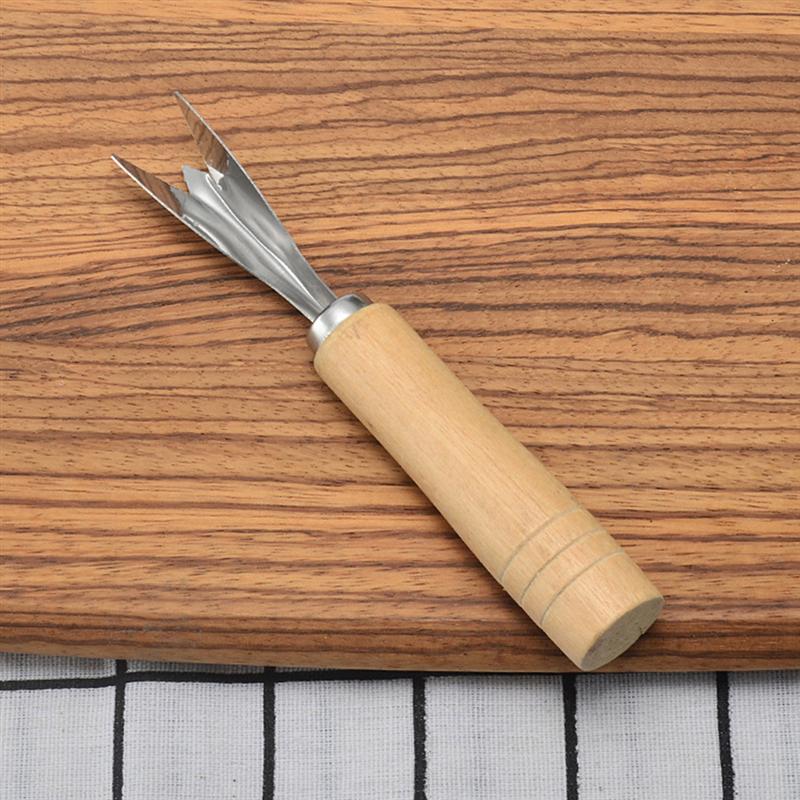 7 Pcs Ananas Dunschiller Vork Roestvrij Staal Paring Cutter V Vorm Ananas Dunschiller Ananas Eye Remover Fruit Cutter