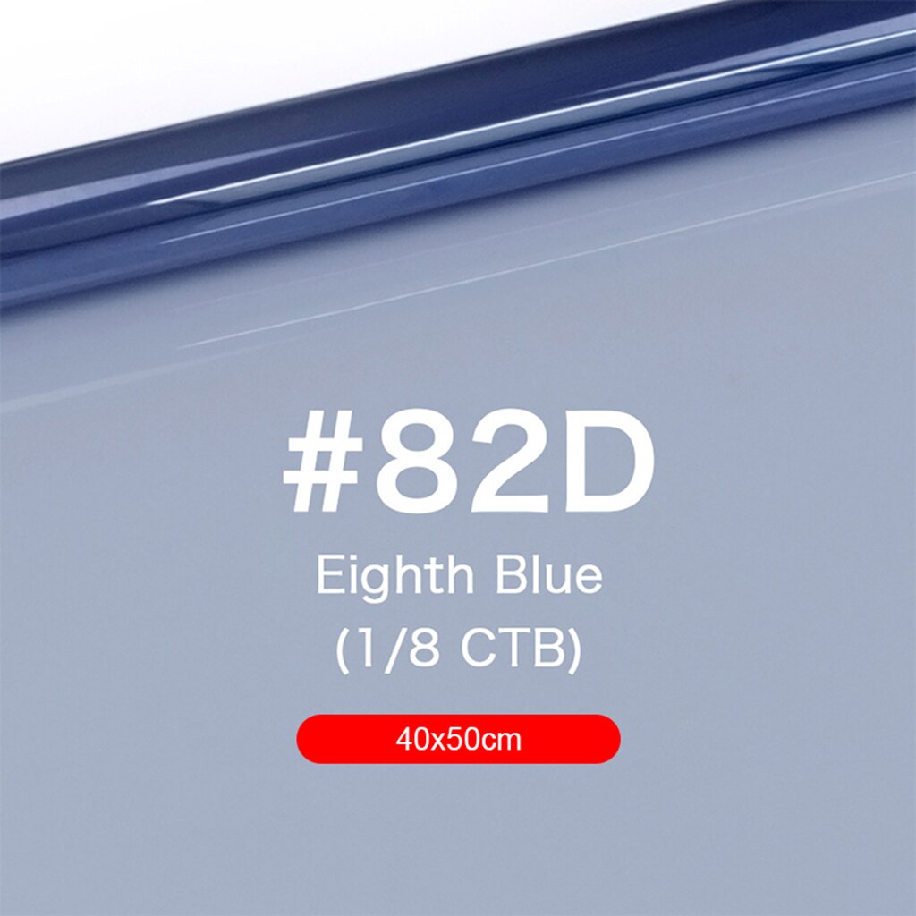 Filtre de couleur en papier, Gels de 40x50cm, pour éclairage de scène, lumière rouge, utilisé dans les films, les photos et les fêtes de théâtre: Blue82D