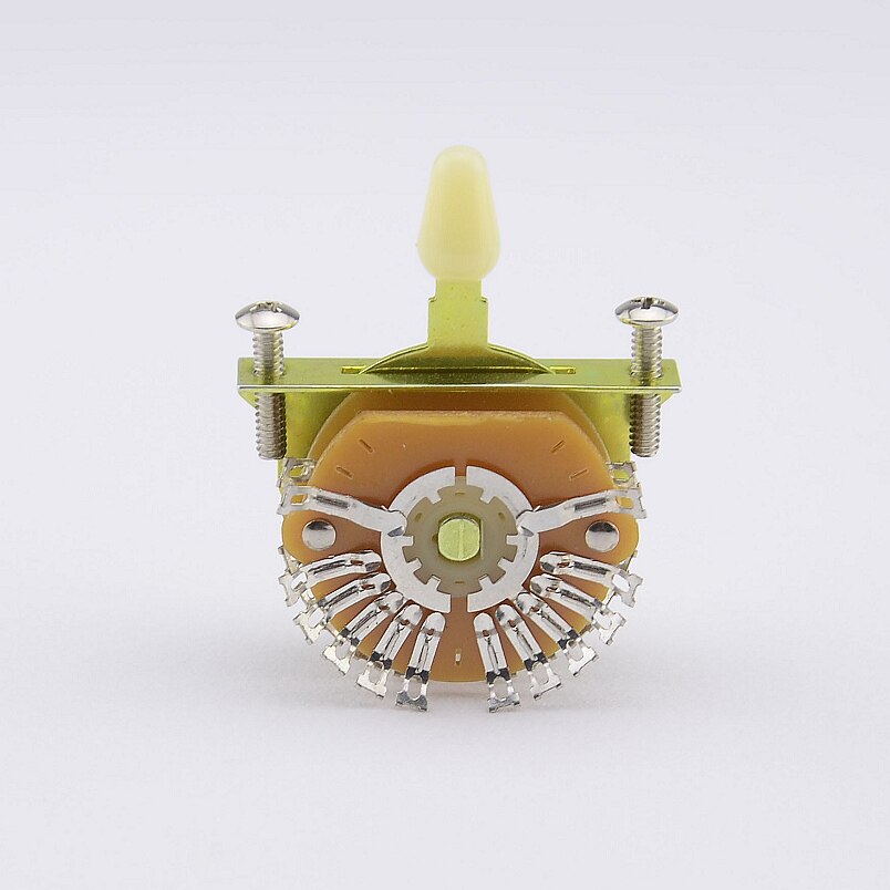 【Made in Korea】1 Piece Oak Grigsby 4-Pole, Double Wafer, 5-Way Super Switch For Electric Guitar: With AW Tip