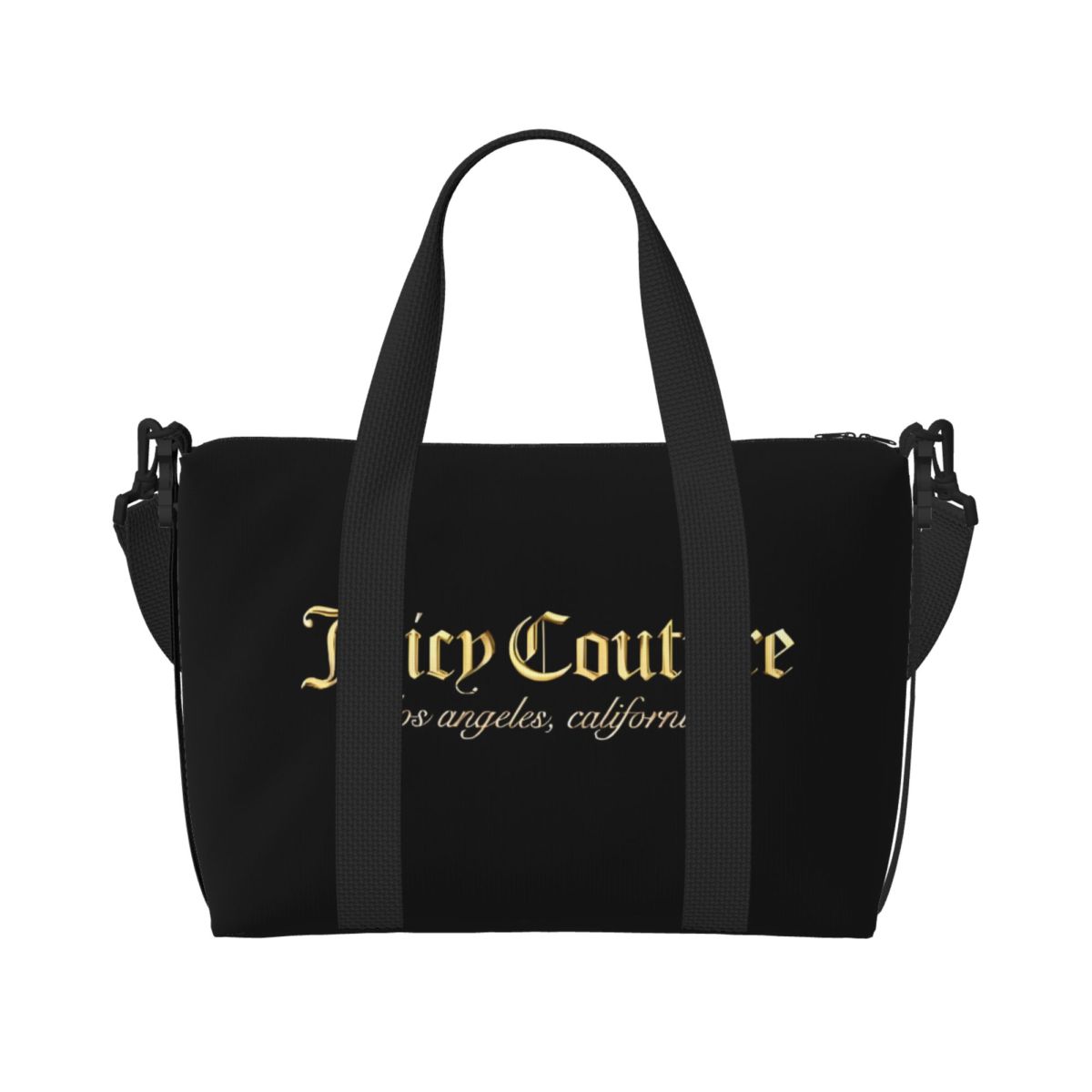 Juicy-Couture Weekend Gym Yoga Luggage Bags Men Women Sport Crossbody Bag Travel Handbag: Gold