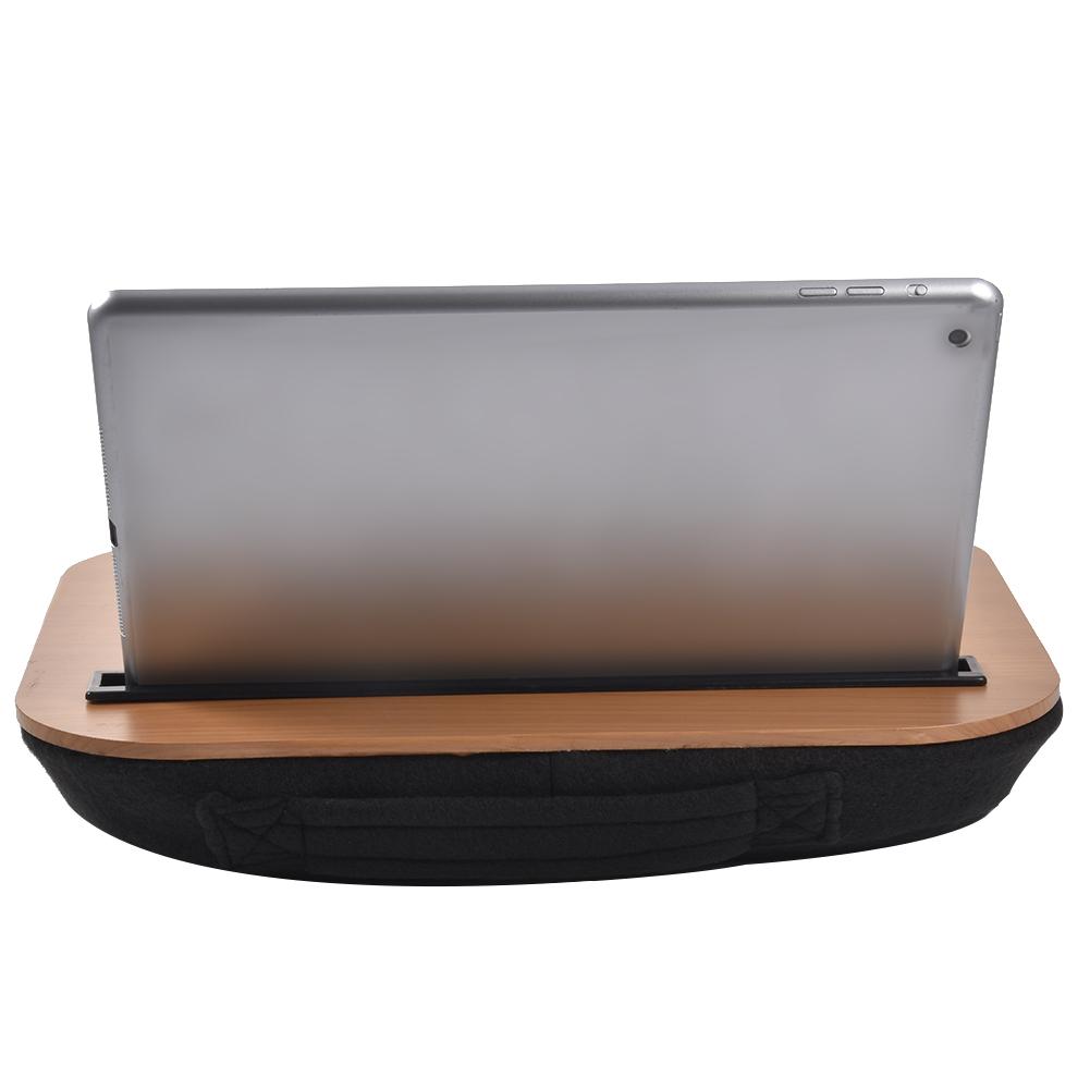 Multifunctionele Schoot Bureau Draagbare Laptop Tablet Bamboe Computer Tafel Computer Bureau Met Telefoon Tablet Houder Voor Ipad Studie Werk