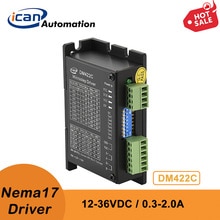 ICAN Motor Stepper Drive DM422C 12-36VDC Arduino Stepper Motor Drvier