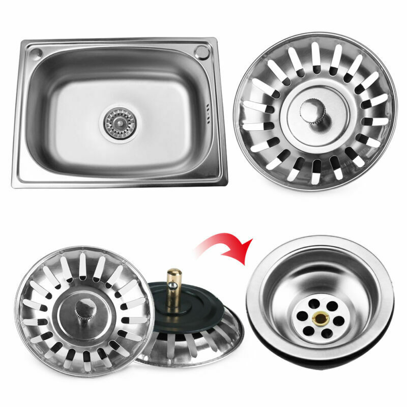 Gootsteen Zeef Rvs Stopper Afval Plug Sink Filter Lavabo Badkamer Haar Catcher Keukenapparatuur