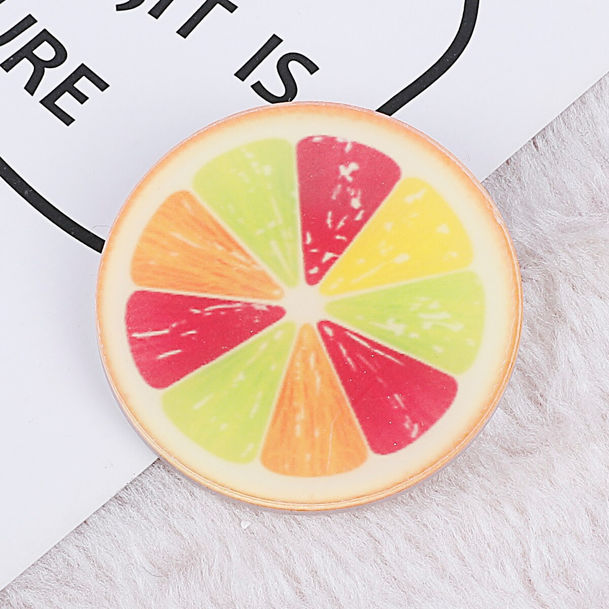 Søde akryl badges nåle til tøj/taske/sko dekoration badge rygsæk frugt pizza pin knap akryl broche