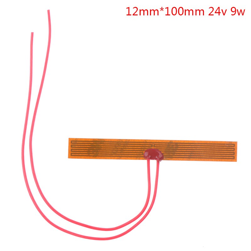 5/12/24V Pi Verwarming Film Plaat Polyimide Elektrische Verwarmde Panel Pad Mat Lijm: 2