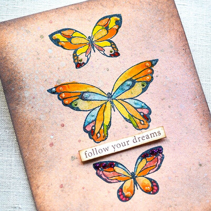 Lovely Butterflies Clear Stamp and Die set Various Butterfly Stamps Metal Cutting Dies for DIY Scrapbooking Paper Cards Crafts