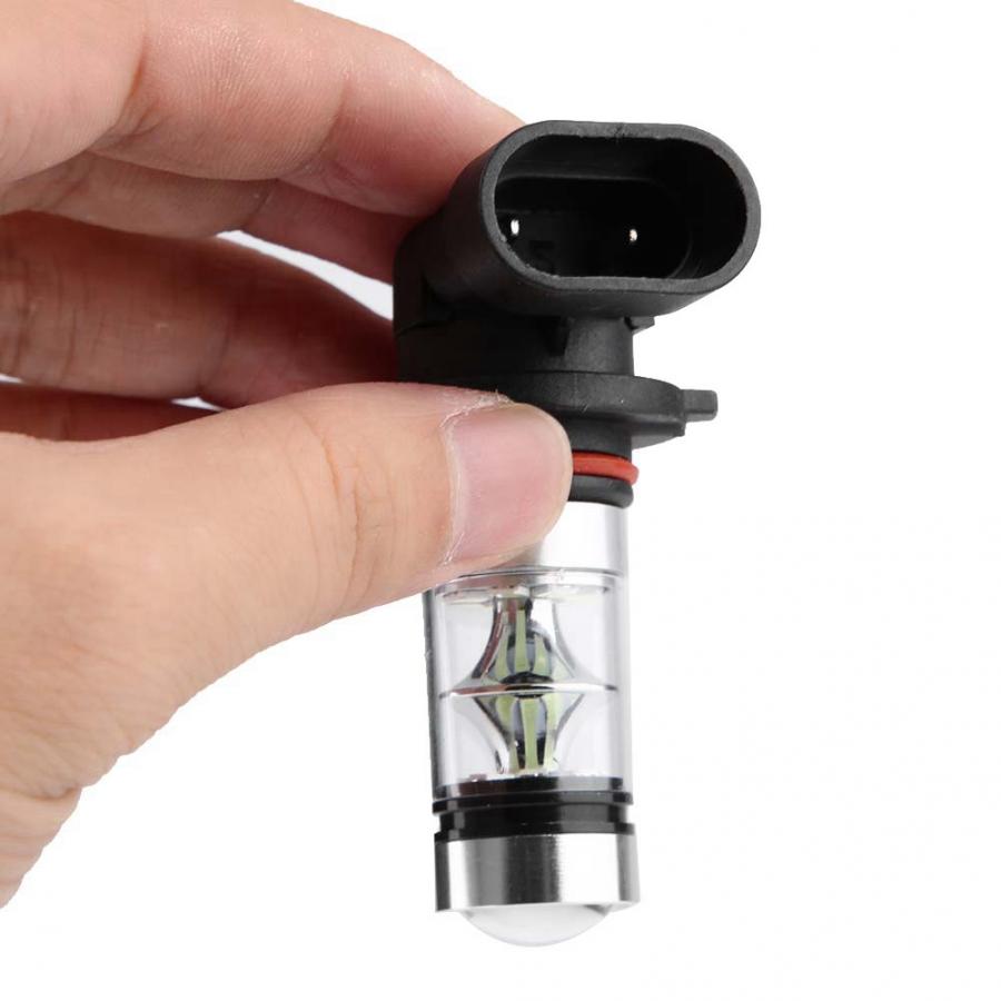 2x 9006 HB4 100W 8000K Ice Blue LED Foglight Bulbs Kit LED Fog Lamp Car Driving Light DC 12V-28V 360 degrees