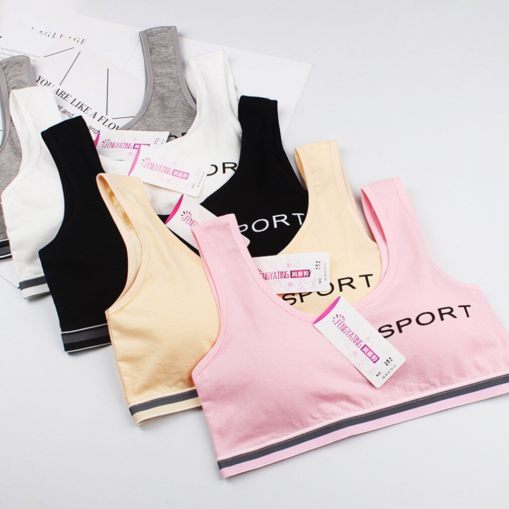 #45 enfants sous-vêtements pour fille mousse soutien-gorge gilet enfants sous-vêtements Sport sous-vêtements vêtements automne et hiver -né bébé vêtements